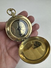 Maritimer Vintage Kompass Messing Taschenkompass