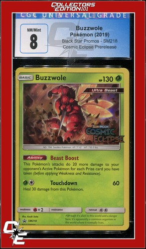 Buzzwole graded CGC 8 for sale on eBay