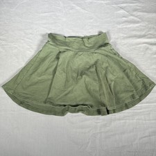 Justice Green Glitter Seams Waistband Athletic Skirt Youth Girls Size 8