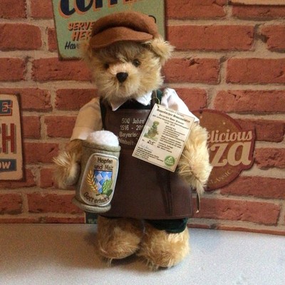 Hermann Spielwaren Bayrischer Bierbrauer Teddybär.