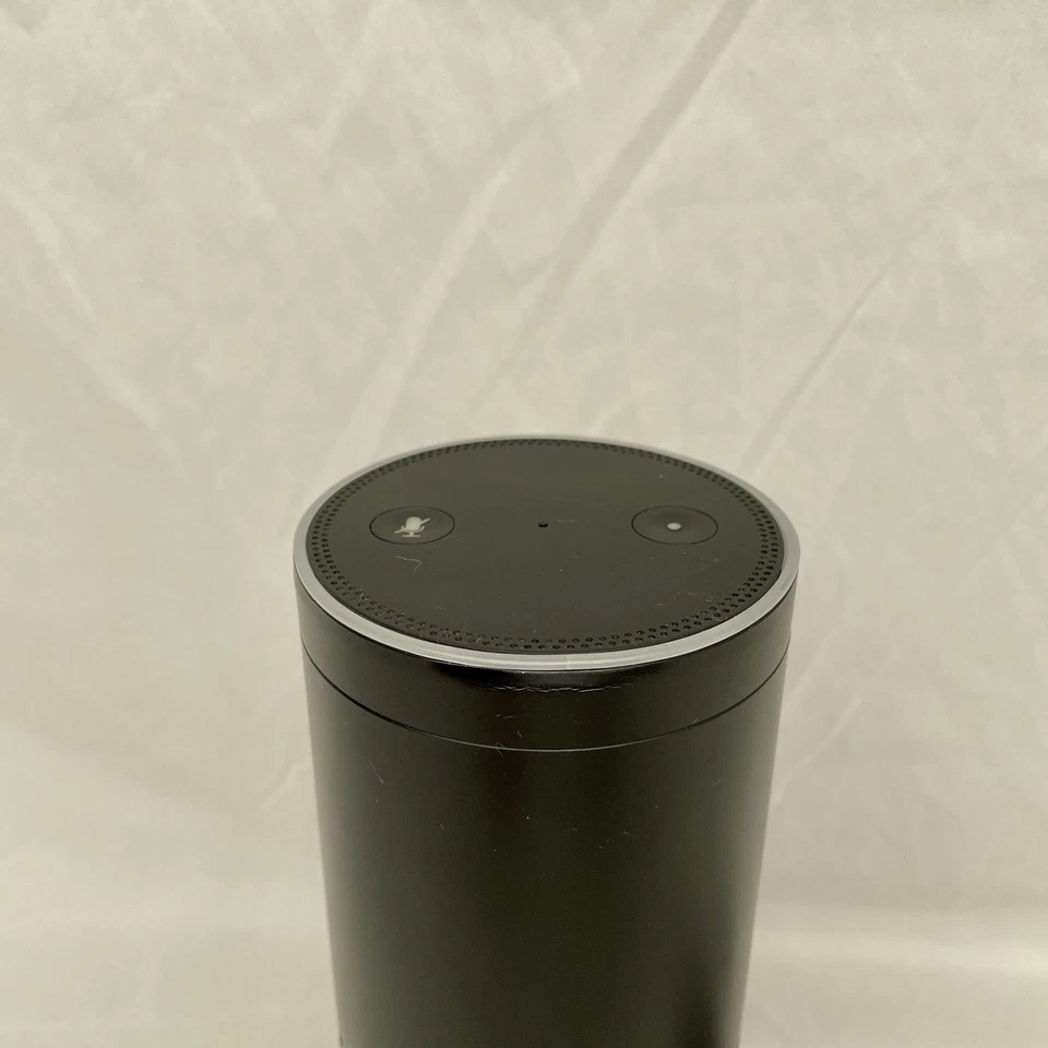 Amazon Echo Plus 1st Gen Smart Speaker Black SK705DI w/ Cord Tested - Image 2 of 4
