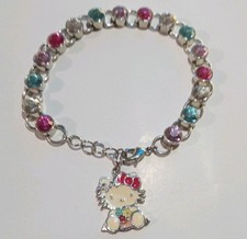 Hello Kitty Crystal Bracelet Multicolor Stones Women's