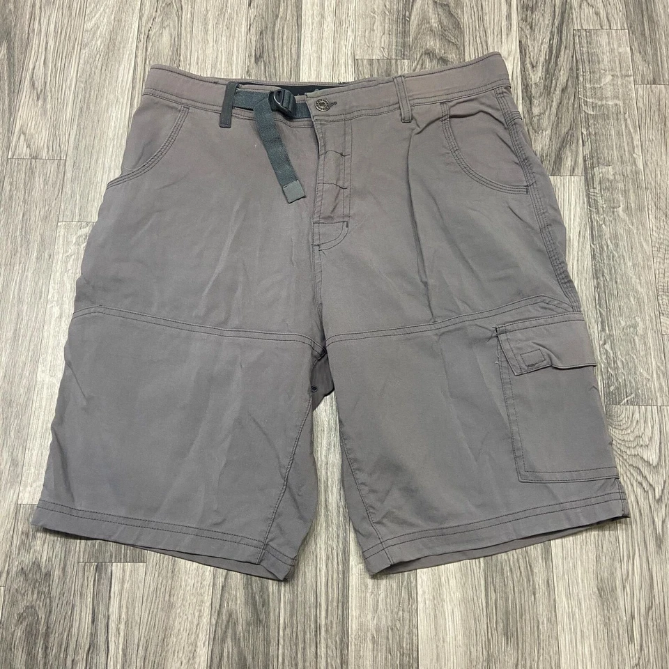 Pantalones Cortos de Carga GERRY Elastizados Tiro Alto Gris Aire Libre Senderismo Para Hombre Talla 34 Cintura Foto 3 de 4