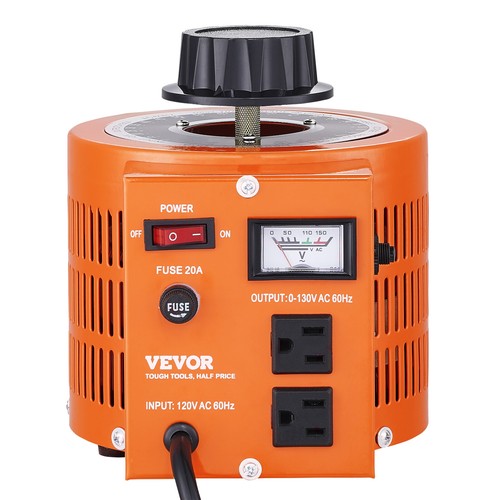 20Amp Variac Transformer Variable AC Voltage Regulator Metered 2000VA 0-130V - Picture 10 of 12