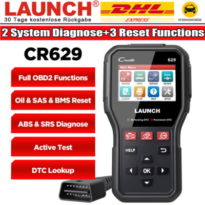 2025 Launch CR629 KFZ OBD2 Diagnosegerät Scanner Fehlerauslesegerät ABS SRS BMS