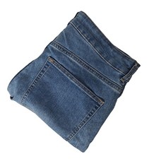  Denim Womens Skinny Ankle High Waist Jeans Size 32 Medium Denim Wash