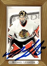 Michael Leighton - Signed 2003-04 Upper Deck Bee Hive Rookie Card #42