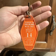 RARE Friendship Inn Canyonlands Motor Lodge Motel Key Monticello Utah Motel Fob