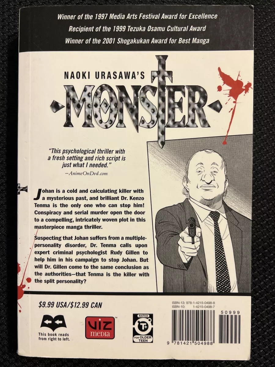 Naoki Urasawa's Monster 5 Manga 😱 Horror Graphic Novel Mystery Viz English