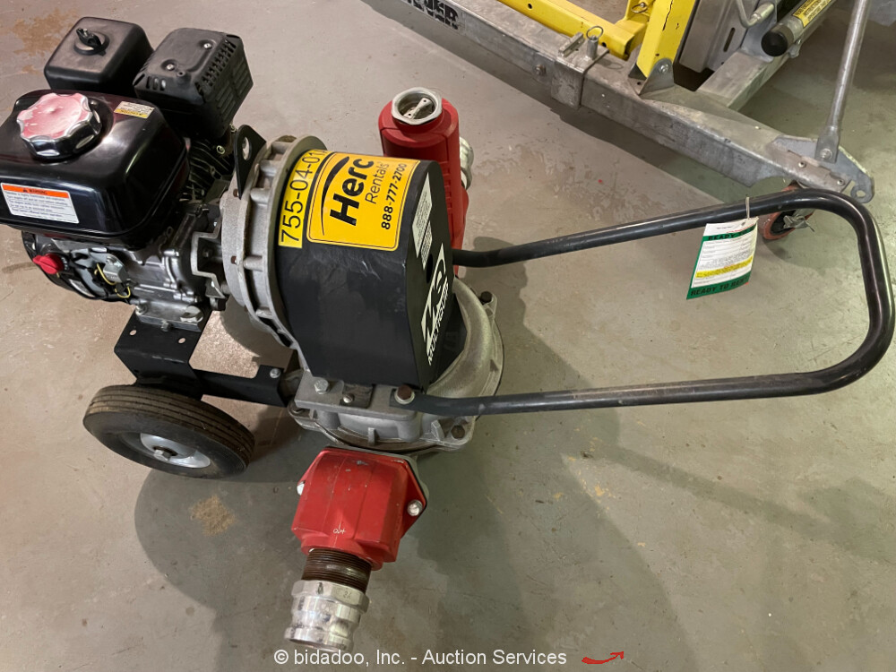 2016 Multiquip MQD3H Portable 3" Diaphragm Water Pump Gas Honda GX120