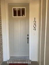 5 inch Iris House Numbers Letters, color choices