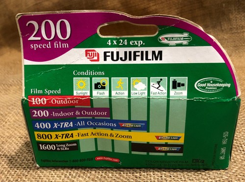 Vintage FUJIFILM Fujicolor 35mm Super HQ 200 24 Exp 4 Pack Expired 2005 ISO 200 - Picture 3 of 8