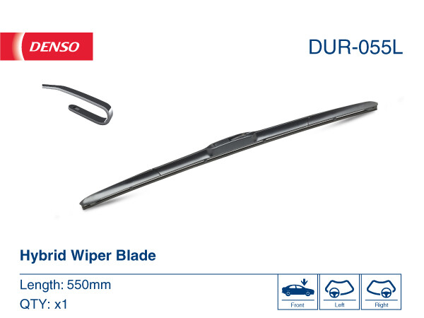 DENSO DUR-055L Wiper Blade, universal for ,ALFA ROMEO,ALPINA,ASTON