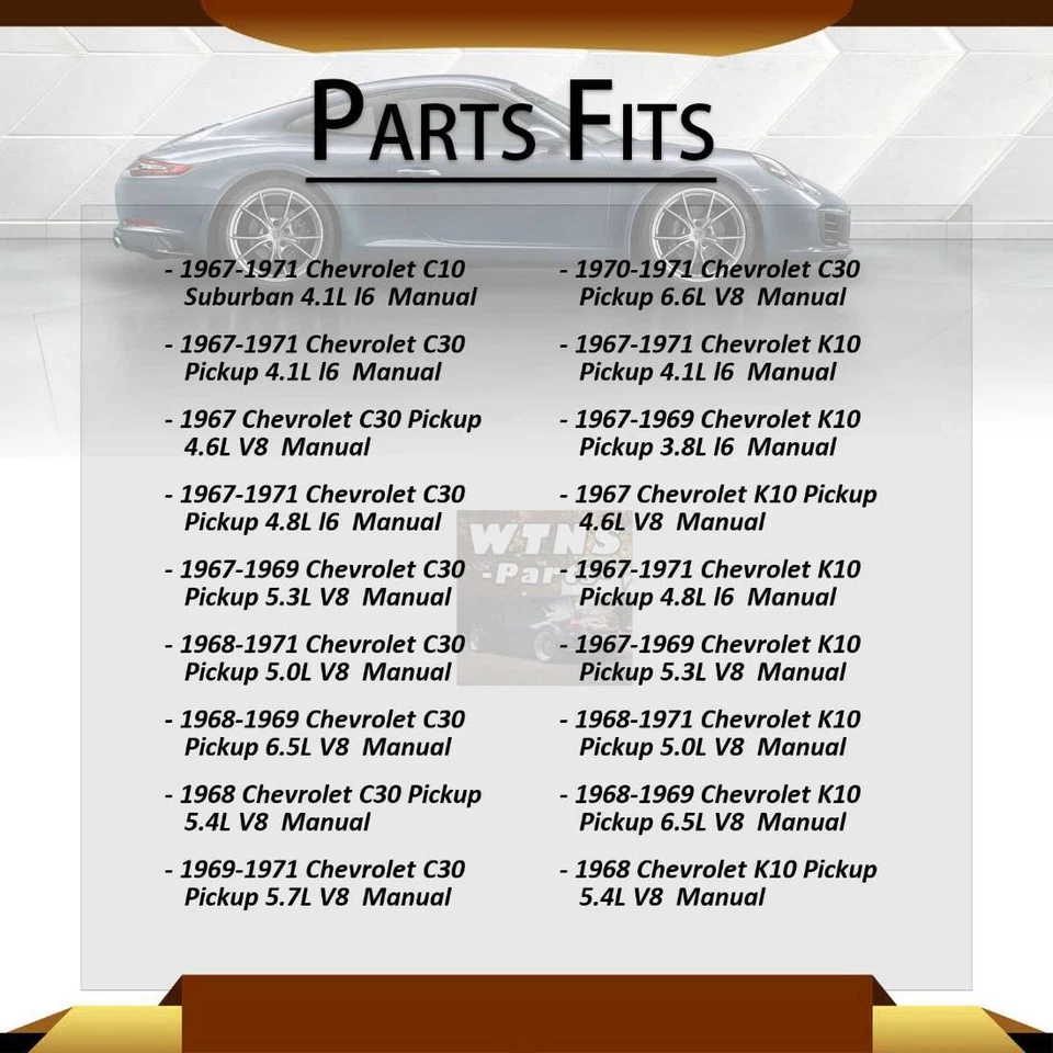 前窗调节器 2 件 适用于 1968 年 GMC K35/K3500 拾音器 5.4L 手动 — 第 3/4 张图片