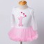 thumbnail 6 - 3PCS Toddler Baby Girls Birthday Party Dress Outfits Romper Tutu Dress Shoes Set