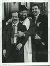 1992 Press Photo Michael Jeter, Dom DeLuise & Burt Reynolds in "Evening Shade."