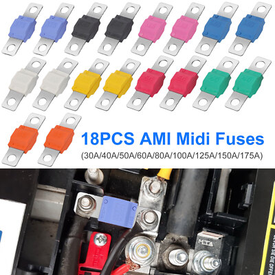 MIDI/AMI Fuse Bolt-on 30A 40A 50A 60A 80A 100A 125A 150A 175A High-Current