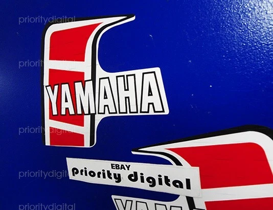 Yamaha YZ60 1982 Euro Especificación Calcomanías 11 piezas Pegatinas Gráficos 82' Adhesivos YZ 60 VMX Foto 4 de 4