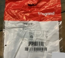 10x New Wiremold Legrand OFR47-V Black Overfloor Raceway Extron AAP Plate Device