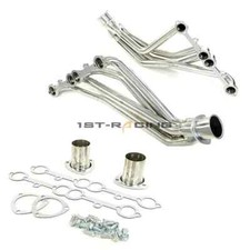 Stainless Long Headers For 66-1987 Chevy Gmc C10 C20 K10 K20 Sbc 305 327 350 383