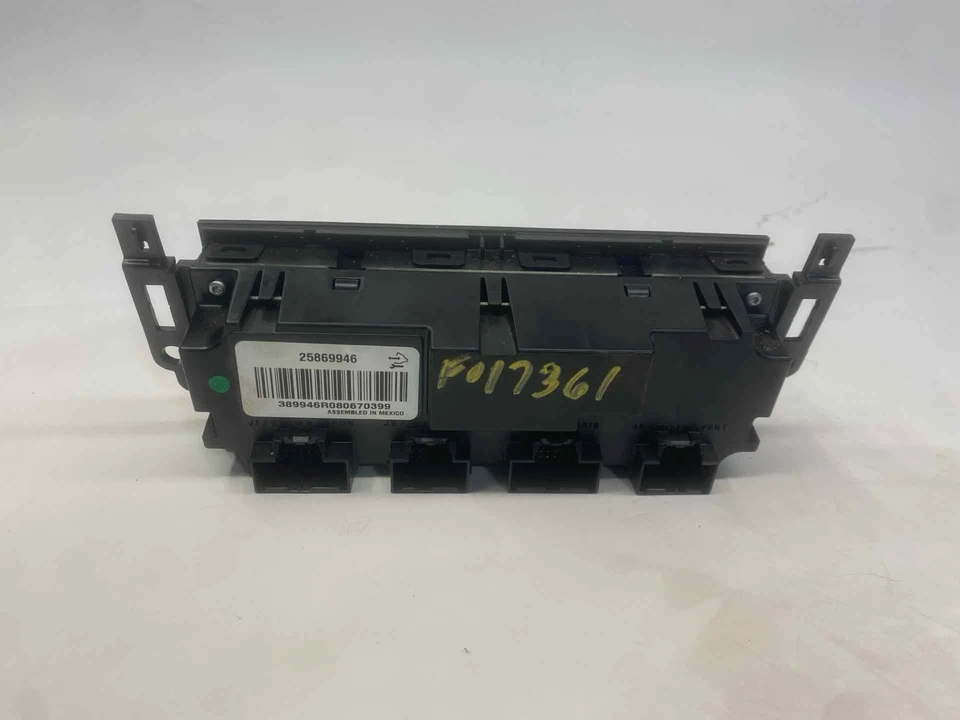 Used A/C Selector Switch fits: 2008 Chevrolet Suburban 1500 dash mounted automat - Image 2 of 4