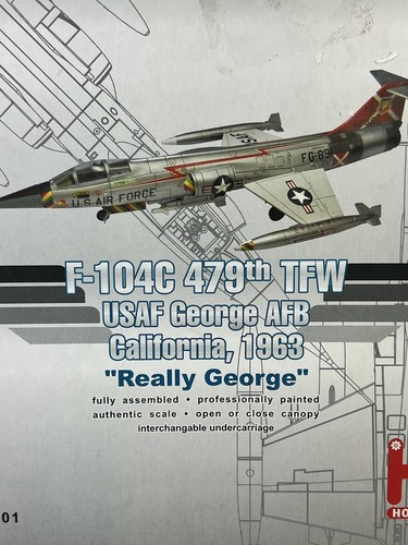 Hobby Master F-104C 479th TFW USAF GEORGE AFB CA Really George 1963, No. HA01001 - Picture 2 of 4
