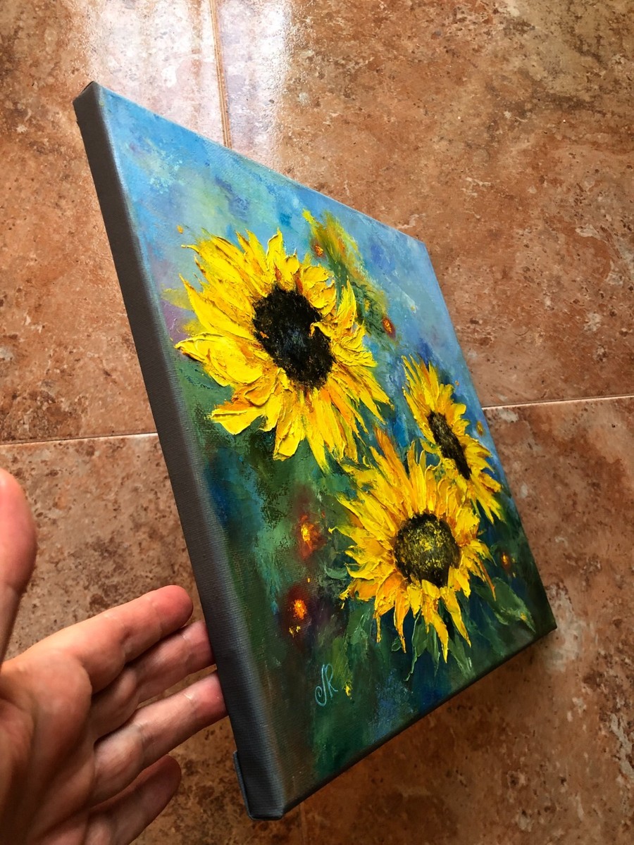 油絵 絵画 【sunflower】 s-l1200.jpg