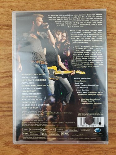 New, Lady Antebellum, Own the Night World Tour (DVD, 2012)in Little Rock, Sealed - Picture 2 of 2