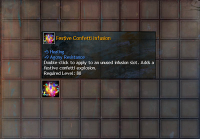Festive Confetti Infusion - Delivery EU/NA for Guild Wars 2 GW2