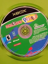 Monopoly Party (Microsoft Xbox, 2002) Complete • NO Case Art