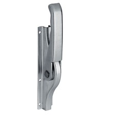 Tortreibriegel für Vierkantstangen inkl. Unterplatte und Stangenschlaufen verzin