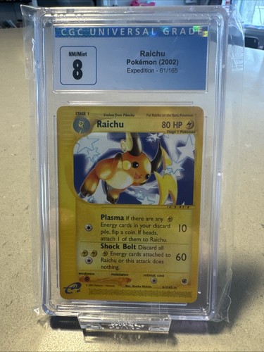 Raichu graded CGC 8 for sale on eBay