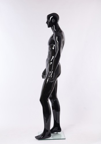 glanz abstrakt Mannequin Schaufensterpuppe männlich Schick modern XM11-H schwarz - Bild 8 von 8