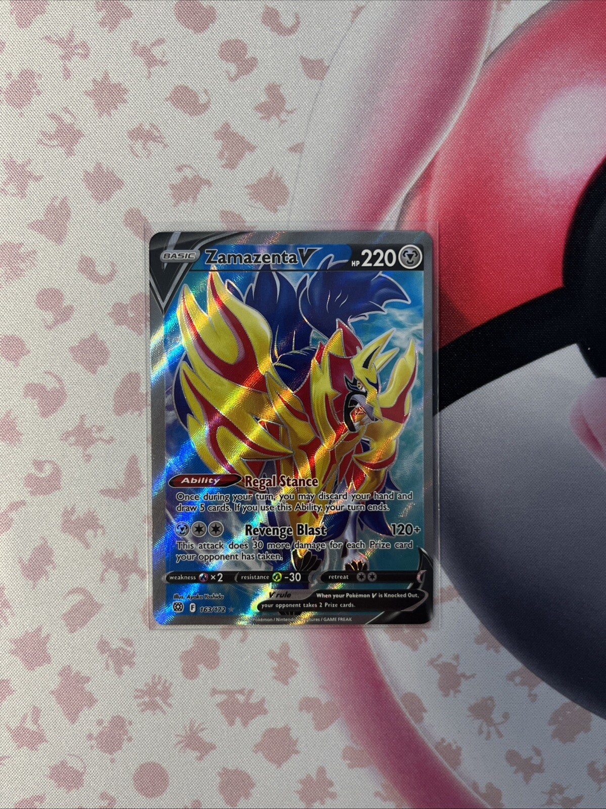 Pokemon TCG: Brilliant Stars - 163/172 - Zamazenta V