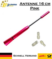 Universal Jurmann 16 cm Pink Dach Autoantenne AM / FM mit 3 Adapter für Opel