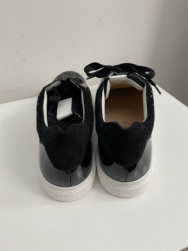 Hassia Bilbao 301219-0100 Black Suede, Tweed, Rhinestones sneakers 37.5 X Wide - Picture 3 of 9