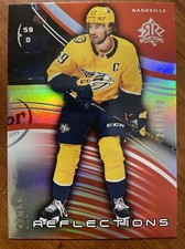 20-21 UD Extended Hockey Reflections Red Parallel 25 Roman Josi /500