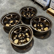 Advan Rg-d2 17x8.5 -10mm Offset Truck Suv Wheels 6x139.7mm 6x5.5 Umber Bronze