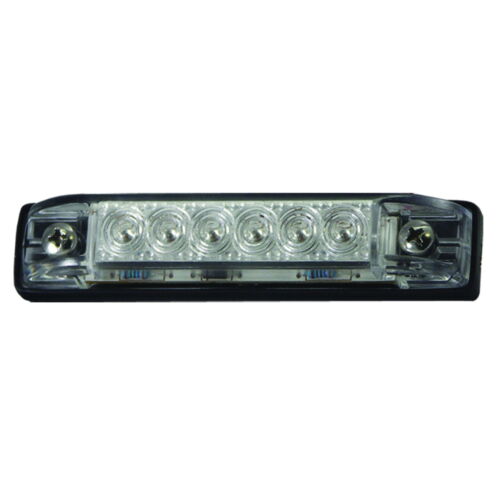 T-H Marine T H Marine LED Slim Line Utility Strip Lights 6in Clear, LED-51805-DP