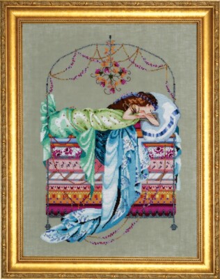 Mirabilia SLEEPING PRINCESS-Counted Cross Stitch Chart-Nora Corbett-MD123