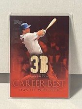 2009 Topps Career Best Relics David Wright (White Jersey; Series 2) #CBR-DW