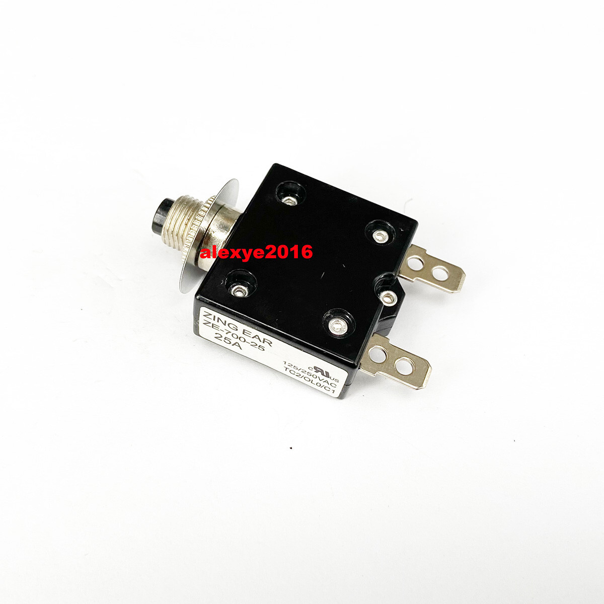 ZING EAR ZE-700-25 Circuit Breaker 25A 125/250VAC TC2/OL0/C1