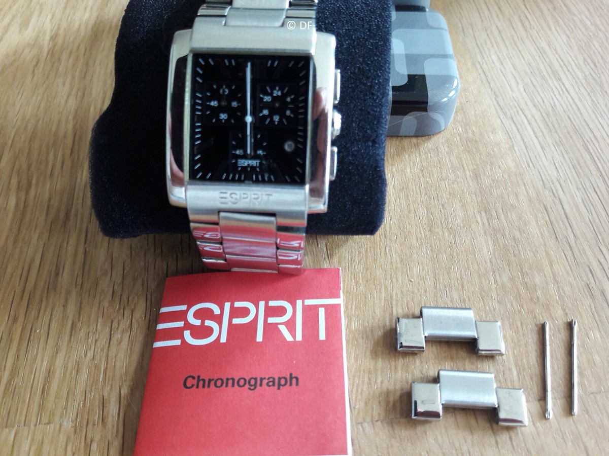Esprit Edelstahl-Chronograph Herren