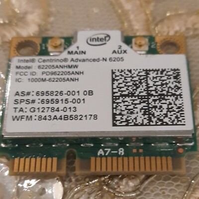 Wlan Wifi Mini PCIe Intel Centrino Advanced-N 6205 