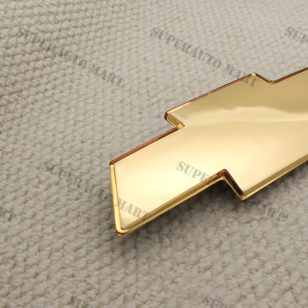 #12335633 Fit For Silverado 1999-2002 Front Hood Grille Badge Emblem Gold