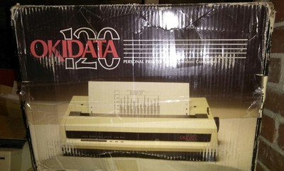 Okidata 120 for commodore printer orig box - Vintage - Rare as is
