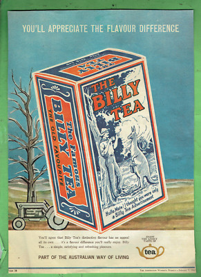 #T114. 1964 AUSTRALIAN WOMAN'S WEEKLY ADVERTISMENT - BILLY TEA | eBay