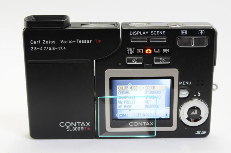 Crystal Clear Screen Protector for Contax SL300R T Digital Camera