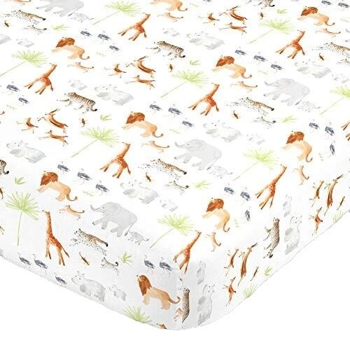 Jungle Nursery Fitted Sheets
