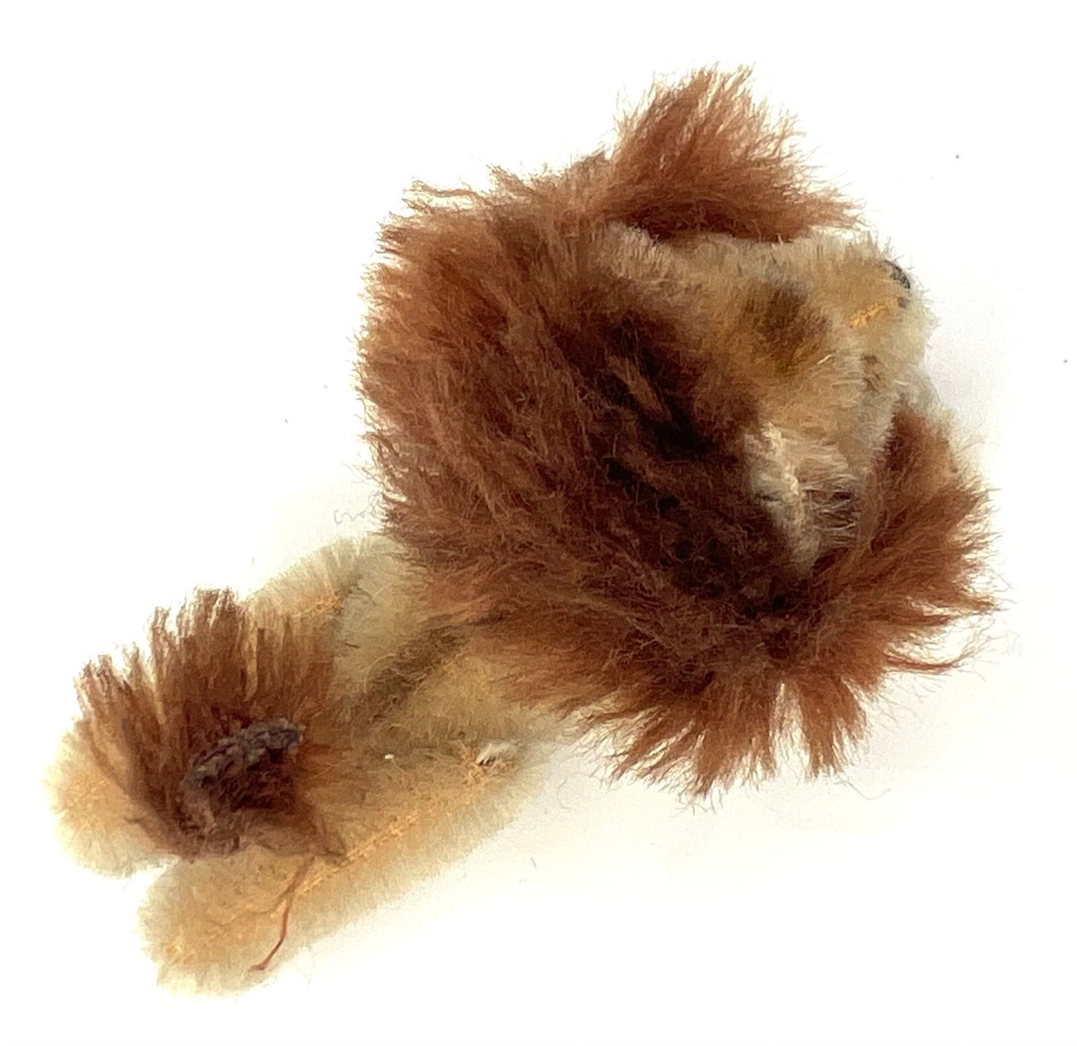 Schuco Noahs Ark Lion 1950s Mohair Plush over Metal Jointed